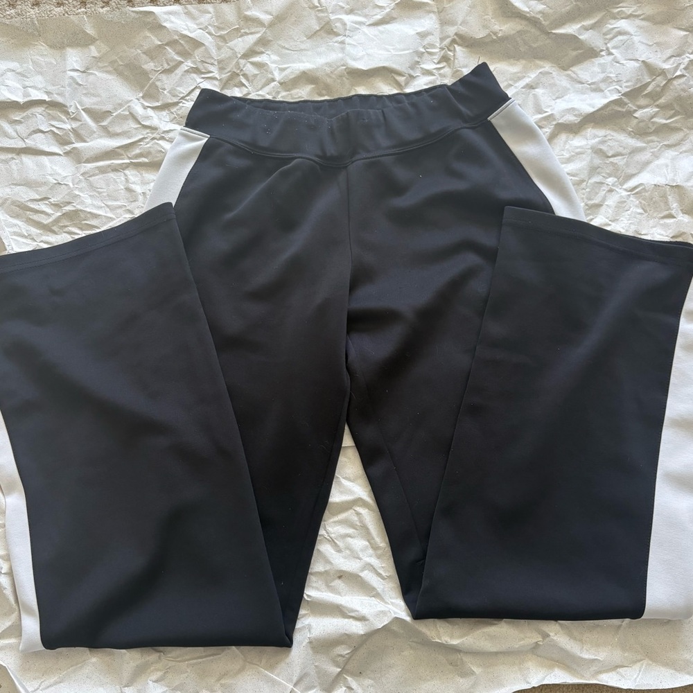 NYC Black and White Track Pants